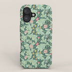 William Morris Leicester Dark Green Multi iPhone Case Gallery Image 1