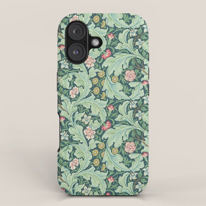 William Morris Leicester Dark Green Multi iPhone Case Gallery Image 1