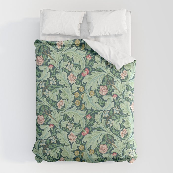 William Morris Leicester Dark Green Multi Duvet Cover Gallery Image 6