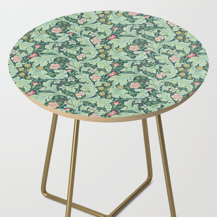 William Morris Leicester Dark Green Multi Side Table Gallery Image 2