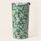 William Morris Leicester Dark Green Multi Travel Mug Gallery Image 2