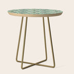 William Morris Leicester Dark Green Multi Side Table Gallery Image 1