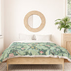 William Morris Leicester Dark Green Multi Duvet Cover Gallery Image 3