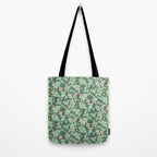 William Morris Leicester Dark Green Multi Tote Bag Gallery Image 2
