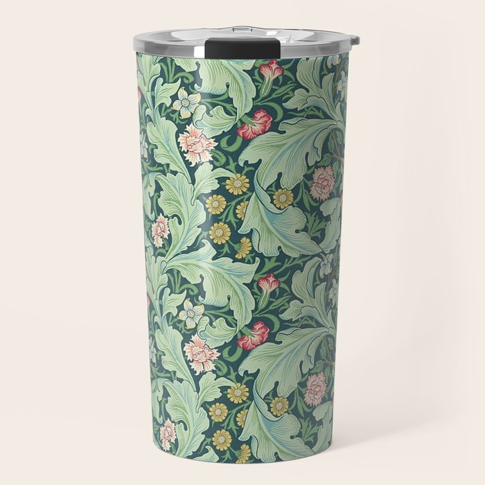William Morris Leicester Dark Green Multi Travel Mug Gallery Image 1