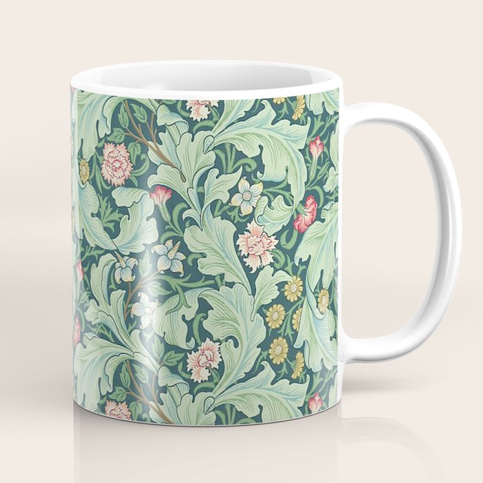 William Morris Leicester Dark Green Multi Coffee Mug Gallery Image 1
