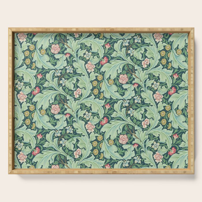 William Morris Leicester Dark Green Multi Serving Tray Gallery Image 1