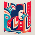 Sleep Walking Girl Wall Tapestry Gallery Image 4
