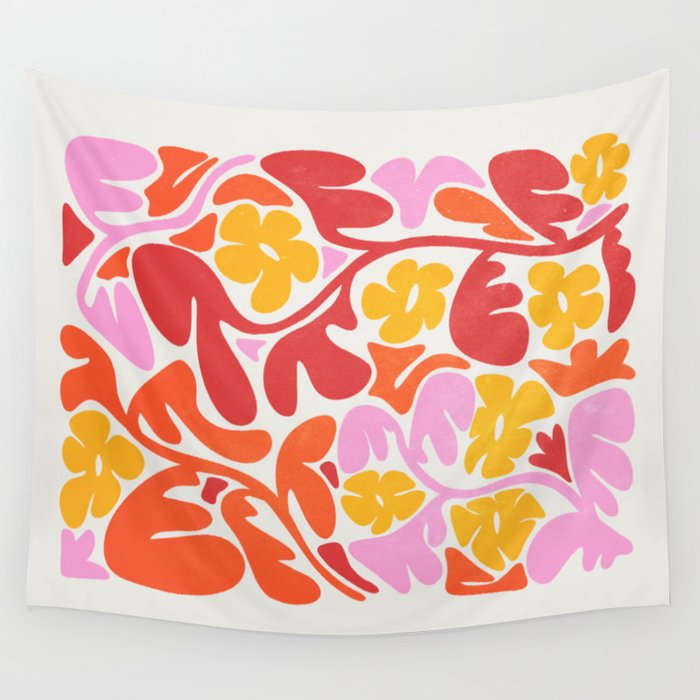 Retro Garden Wall Tapestry Gallery Image 4