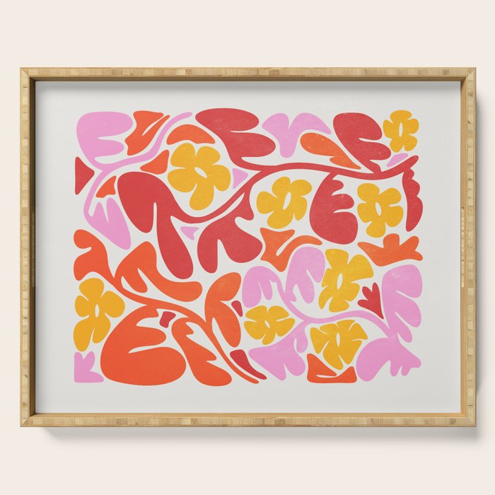 Retro Garden Serving Tray Gallery Image 1