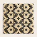 Taos - black and alabaster Wood Wall Art Gallery Image 1