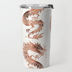 Chinese Dragon - Rose Gold Palette Travel Mug Gallery Image 2
