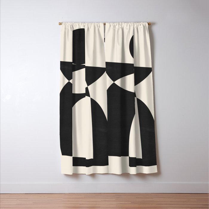 Minimal Abstract Art 39b Window Curtain Gallery Image 3
