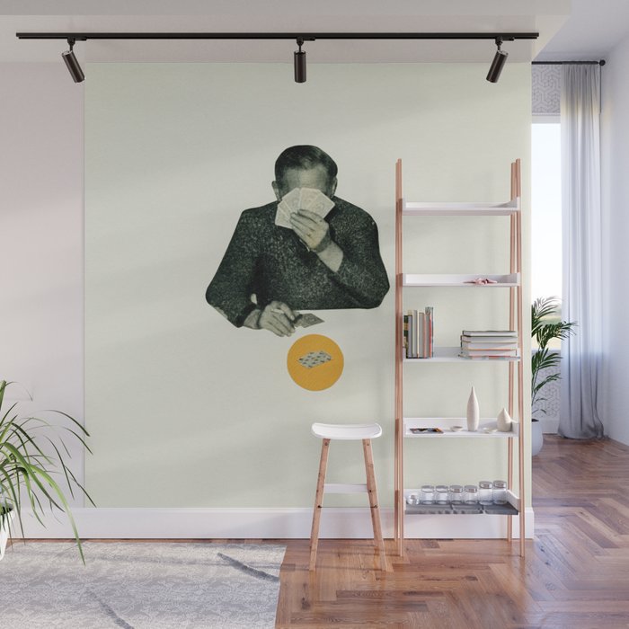Poker Face Wall Mural Gallery Image 1