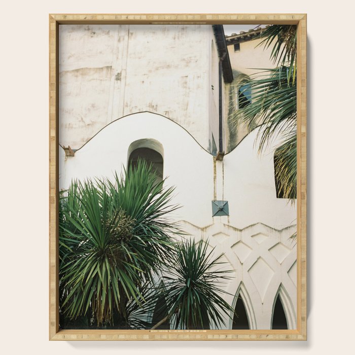 Italian architecture on the Amalfi coast | Travel photography Italy Europe Serving Tray Gallery Image 1