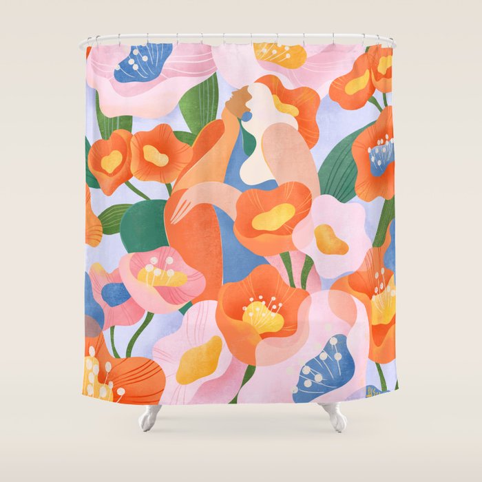 Flower Power Shower Curtain Gallery Image 1