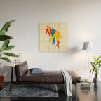 Men | Bauhaus IV: Off-White Edition Wood Wall Art Gallery Image 2