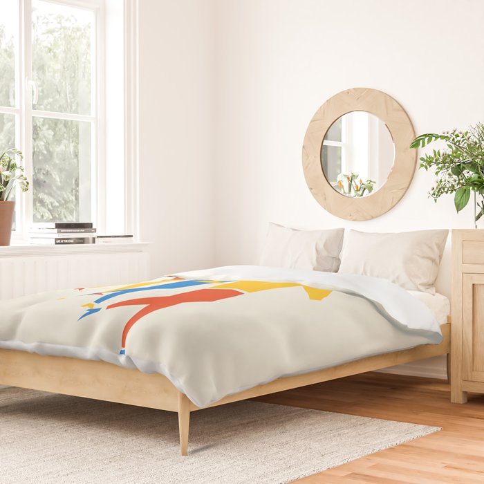 Men | Bauhaus IV: Off-White Edition Duvet Cover Gallery Image 2