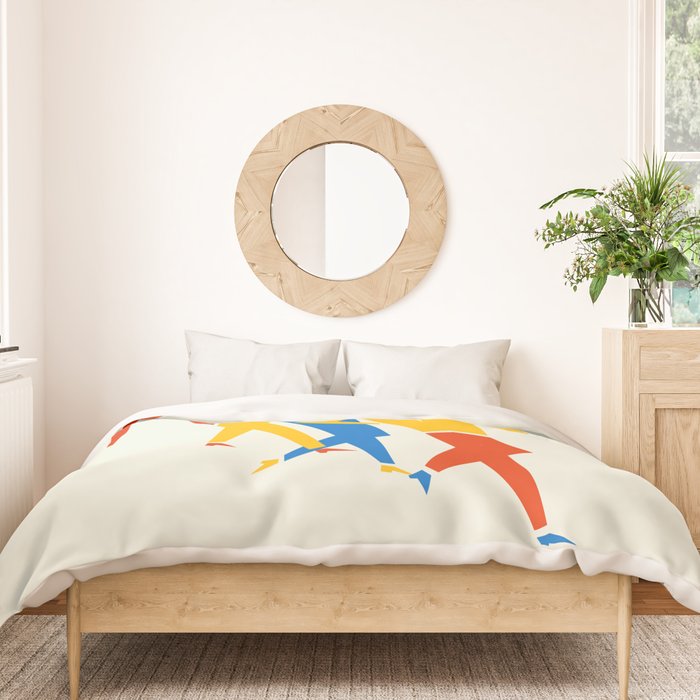 Men | Bauhaus IV: Off-White Edition Duvet Cover Gallery Image 3