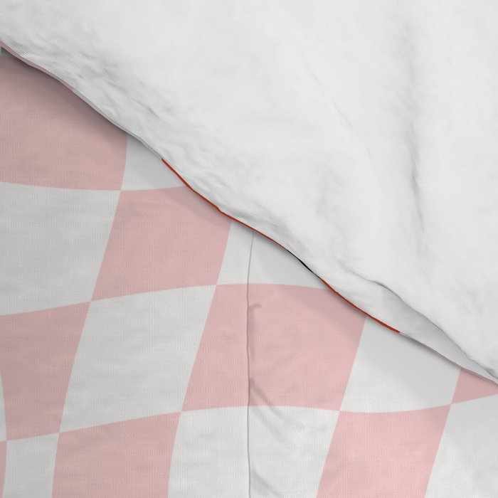 Retro cartoon love heart checkered pattern Comforter Gallery Image 4