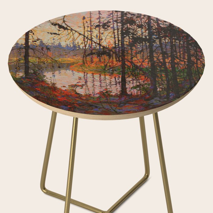 Tom Thomson Northern River 1915 Canadian Landscape Artist Side Table Gallery Image 2