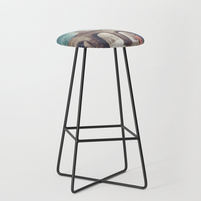 We met as Time Travellers Stool Gallery Image 1