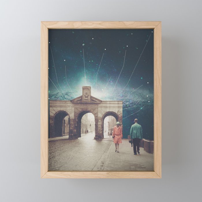 We met as Time Travellers Mini Art Print Gallery Image 1