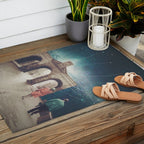 We met as Time Travellers Outdoor Rug Gallery Image 2