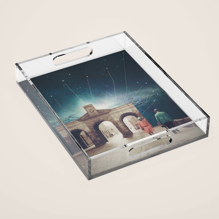 We met as Time Travellers Acrylic Tray Gallery Image 1