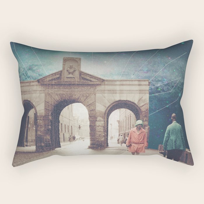 We met as Time Travellers Rectangular Pillow Gallery Image 2