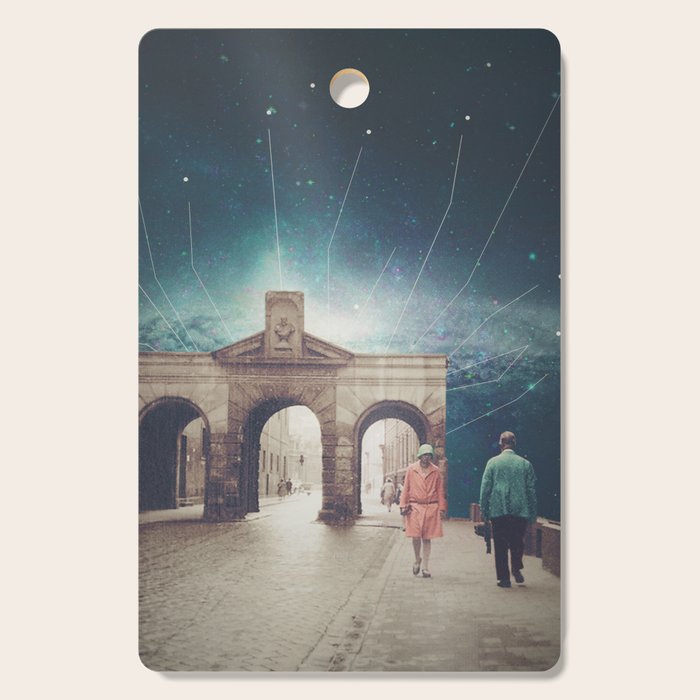 We met as Time Travellers Cutting Board Gallery Image 1
