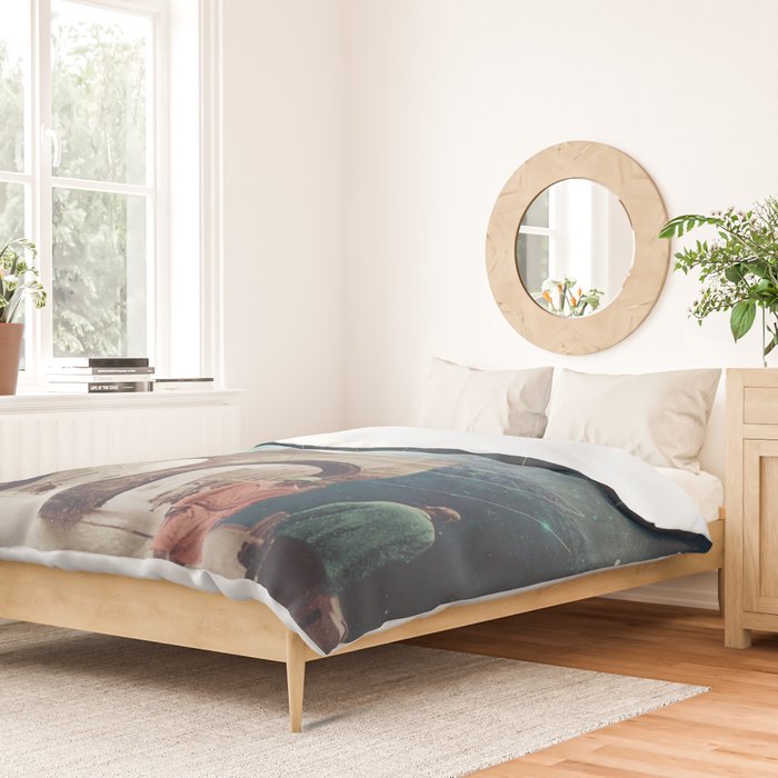 We met as Time Travellers Duvet Cover Gallery Image 2