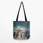 We met as Time Travellers Tote Bag Gallery Image 2