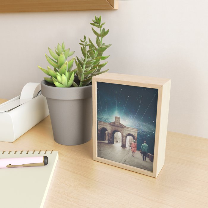 We met as Time Travellers Mini Art Print Gallery Image 2