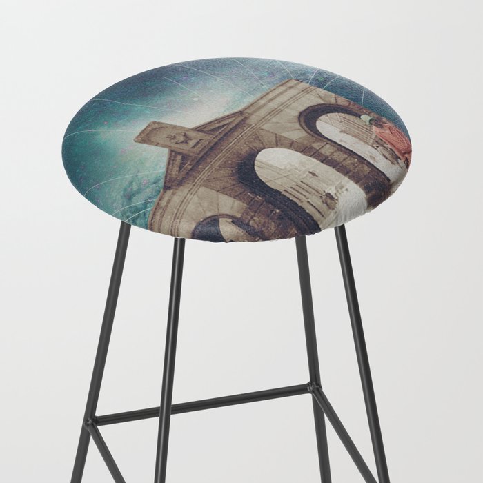 We met as Time Travellers Stool Gallery Image 2