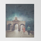 We met as Time Travellers Throw Blanket Gallery Image 2