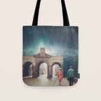 We met as Time Travellers Tote Bag Gallery Image 1