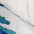 Pine Trees - Navy & Turquoise Palette Comforter Gallery Image 4
