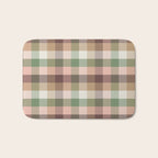 Timberland Gingham Plaid Cozy Heirloom Multi Bath Mat Gallery Image 1