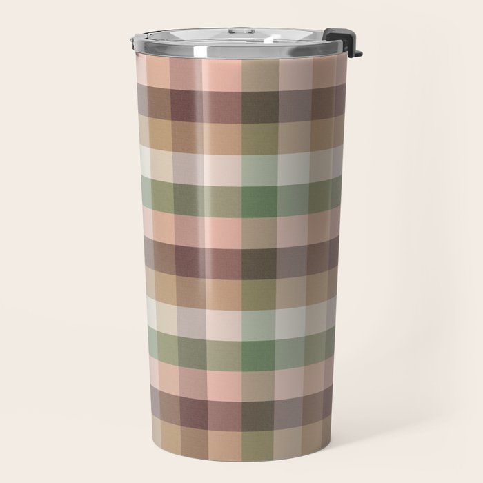 Timberland Gingham Plaid Cozy Heirloom Multi Travel Mug Gallery Image 2