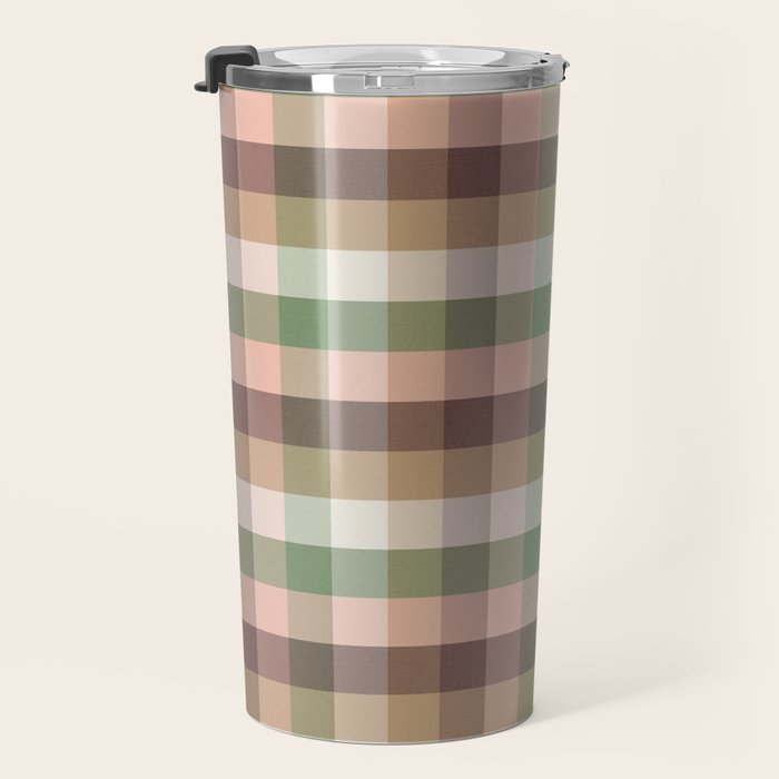 Timberland Gingham Plaid Cozy Heirloom Multi Travel Mug Gallery Image 3