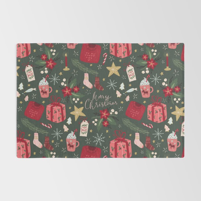 Merry Christmas Rug Gallery Image 2