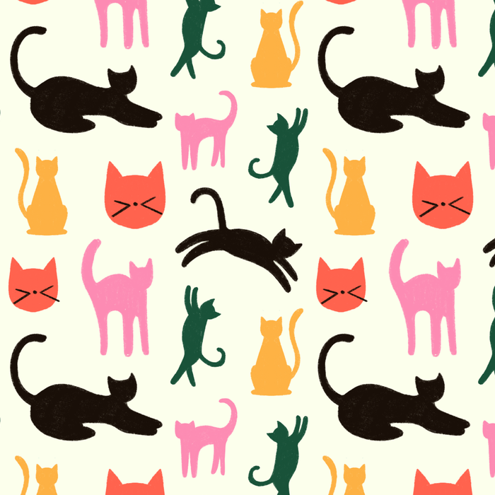 Colorful Cats Pattern Coffee Mug Gallery Image 2