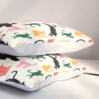 Colorful Cats Pattern Pillow Sham Gallery Image 3