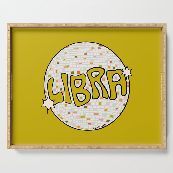 Libra Disco Ball Serving Tray Gallery Image 1