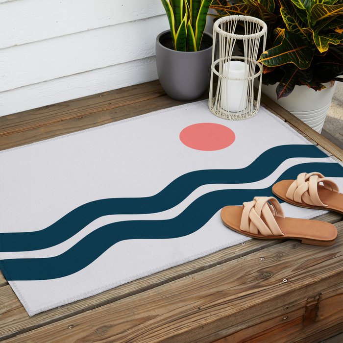 Nautical 06 No.2 Outdoor Rug Gallery Image 2