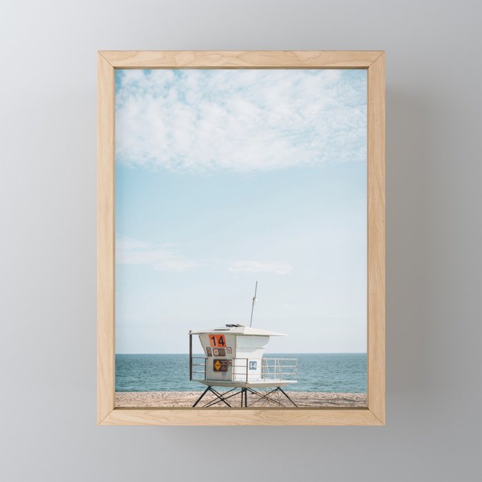 Lifeguard Stand, Malibu 01 Mini Art Print Gallery Image 1