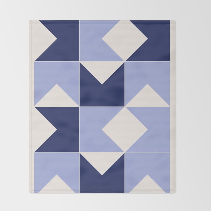 Abstract Shapes 90 Throw Blanket Gallery Image 2
