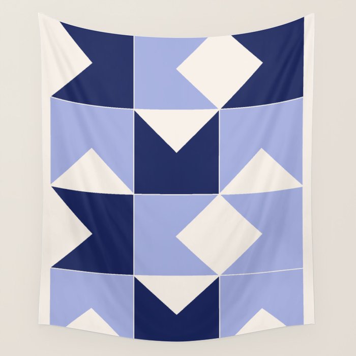 Abstract Shapes 90 Wall Tapestry Gallery Image 4