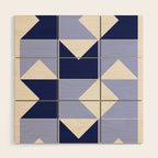 Abstract Shapes 90 Wood Wall Art Gallery Image 1